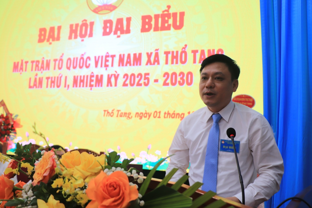 Đồng chí Hoàng Xuân Giao, Phó Chủ tịch Ủy ban MTTQ, Chủ tịch Hội Nông dân tỉnh Phú Thọ