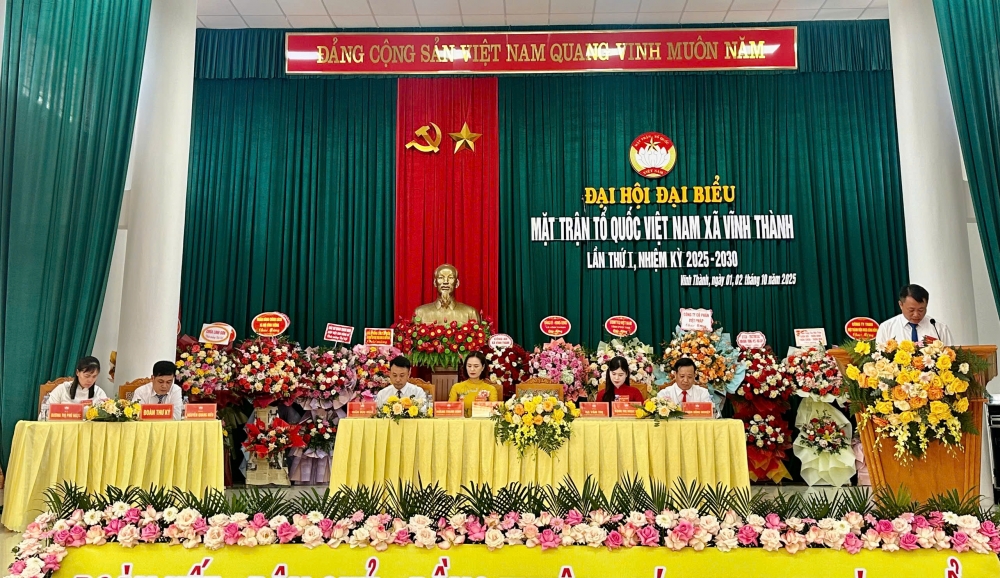 MTTQ xã Vĩnh Thành: Đoàn kết - Dân chủ - Đồng thuận - Sáng tạo - Phát triển