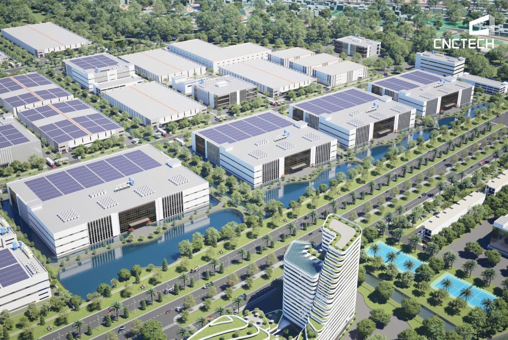 Phối cảnh KCN Nam Bình Xuyên Green Park do CNC Tech làm chủ đầu tư