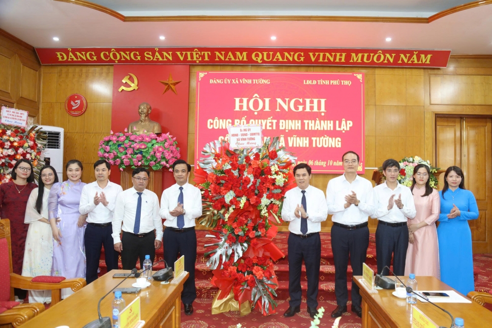 Phú Thọ: Thành lập Công đoàn xã Vĩnh Tường