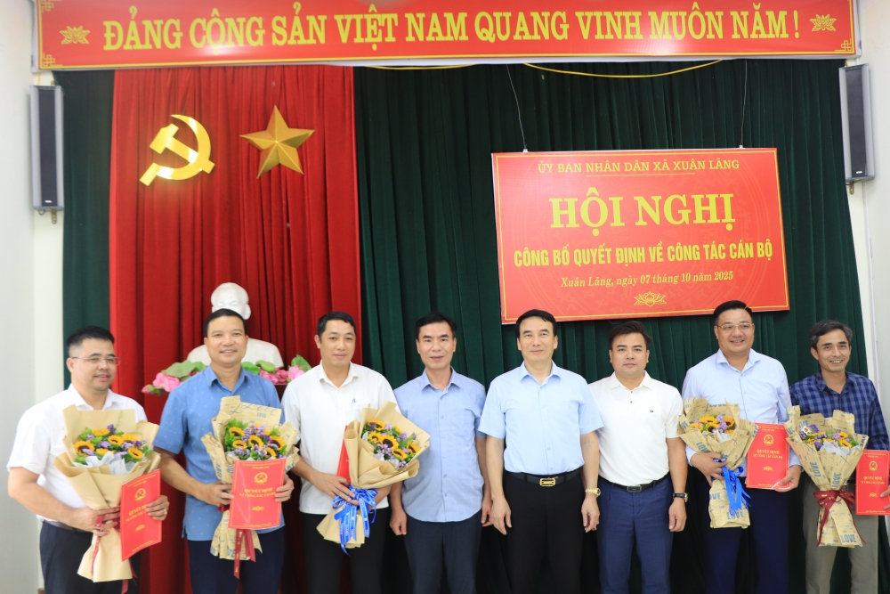 Xuân Lãng: Điều động, bổ nhiệm cán bộ chủ chốt