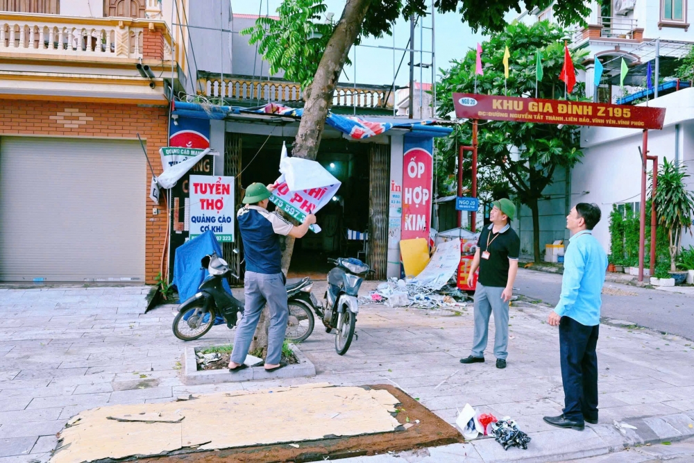 Phường Vĩnh Phúc: Tăng cường quản lý trật tự đô thị, xây dựng