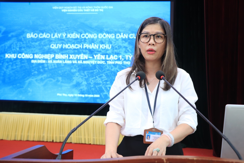 Xã Nguyệt Đức: Lấy ý kiến cộng đồng dân cư xây dựng Khu công nghiệp Bình Xuyên-Yên Lạc I Xã Nguyệt Đức: Lấy ý kiến cộng đồng dân cư xây dựng Khu công nghiệp Bình Xuyên-Yên Lạc I