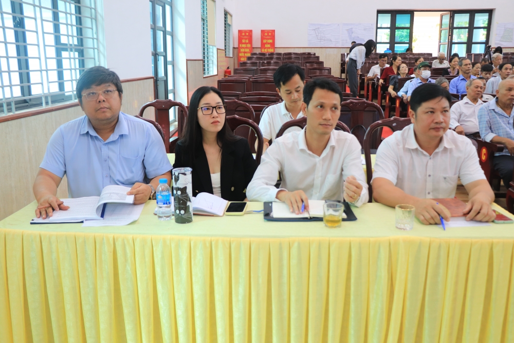 Xã Nguyệt Đức: Lấy ý kiến cộng đồng dân cư xây dựng Khu công nghiệp Bình Xuyên-Yên Lạc I Xã Nguyệt Đức: Lấy ý kiến cộng đồng dân cư xây dựng Khu công nghiệp Bình Xuyên-Yên Lạc I