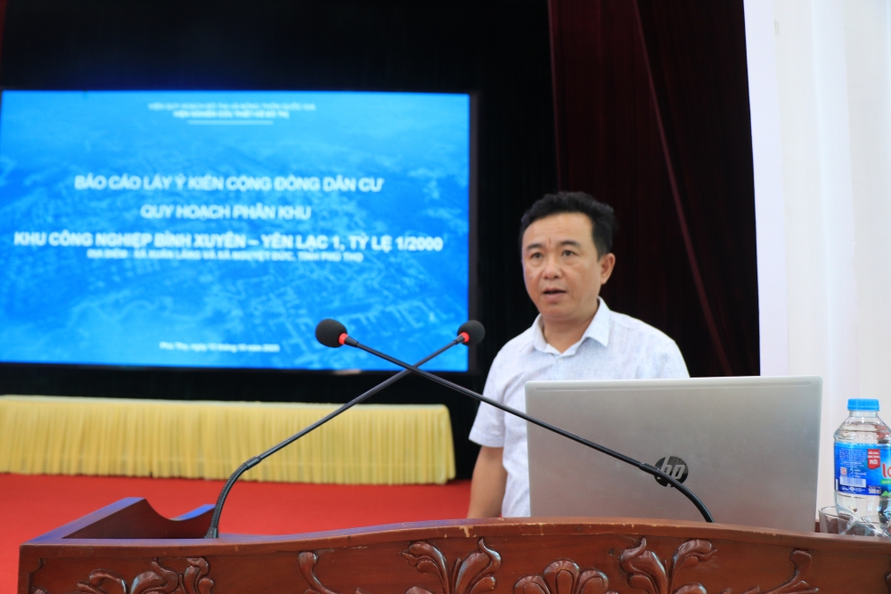 Xã Nguyệt Đức: Lấy ý kiến cộng đồng dân cư xây dựng Khu công nghiệp Bình Xuyên-Yên Lạc I Xã Nguyệt Đức: Lấy ý kiến cộng đồng dân cư xây dựng Khu công nghiệp Bình Xuyên-Yên Lạc I