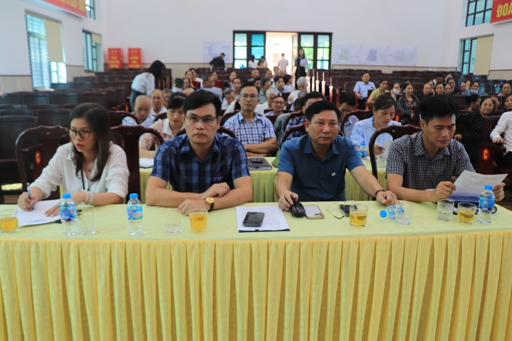 Xã Nguyệt Đức: Lấy ý kiến cộng đồng dân cư xây dựng Khu công nghiệp Bình Xuyên-Yên Lạc I Xã Nguyệt Đức: Lấy ý kiến cộng đồng dân cư xây dựng Khu công nghiệp Bình Xuyên-Yên Lạc I