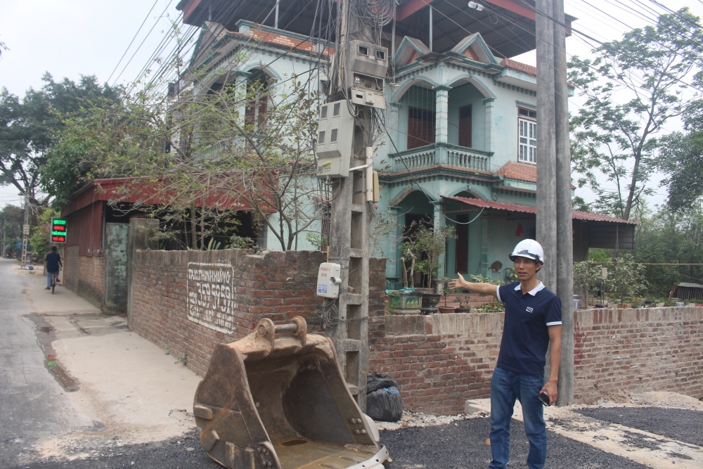 Dự án đang tập chung giải quyết hộ gia đình tại thôn Lý Nhân liên quan đến đất ở và giá GPMB