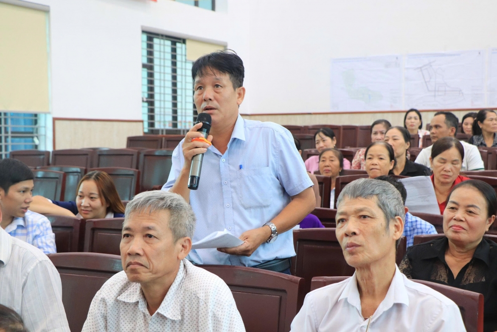 Xã Nguyệt Đức lấy ý kiến người dân về dự án KCN Bình Xuyên - Yên Lạc II Xã Nguyệt Đức lấy ý kiến người dân về dự án KCN Bình Xuyên - Yên Lạc II