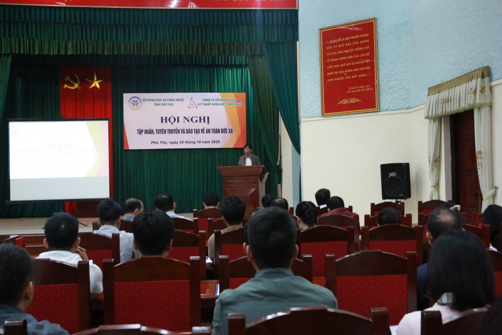 Phú Thọ: Tập huấn, tuyên truyền, đào tạo về lĩnh vực an toàn bức xạ và hạt nhân