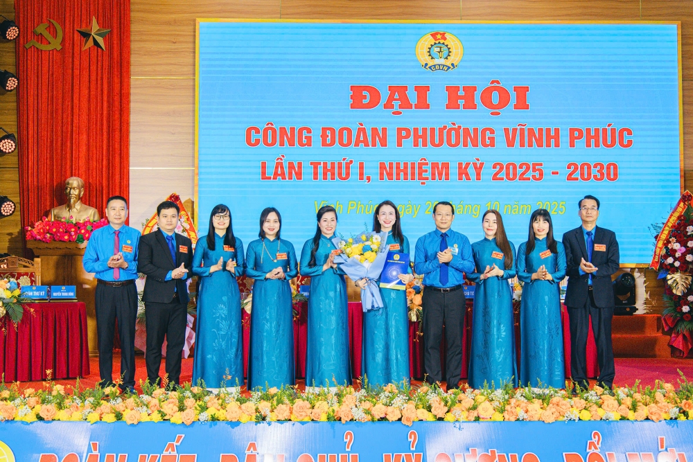 Công đoàn phường Vĩnh Phúc phát huy vai trò chăm lo, bảo vệ người lao động