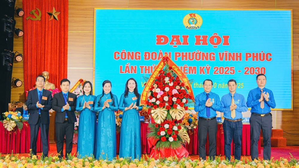 Công đoàn phường Vĩnh Phúc phát huy vai trò chăm lo, bảo vệ người lao động