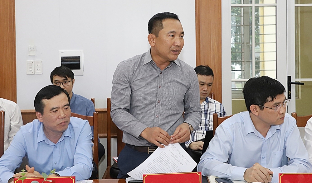 Giám đốc Sở Công Thương phát biểu tại buổi làm việc 