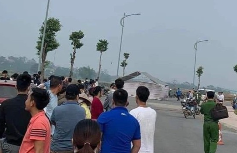 Hiện trường nơi xảy ra sự việc. 