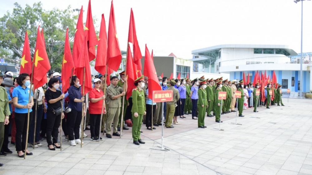 Lực lượng Công an tỉnh Quảng Ninh ra quân bảo đảm ANTT trong dịp Tết 2023