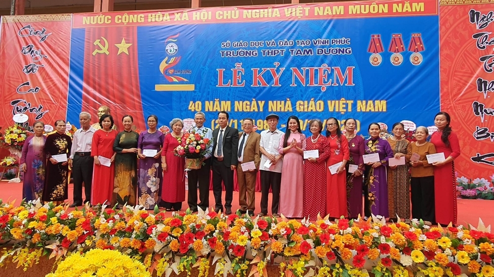 Vĩnh Phúc: Trường THPT Tam Dương sôi nổi các hoạt động chào mừng kỷ niệm 40 năm ngày Nhà giáo Việt Nam