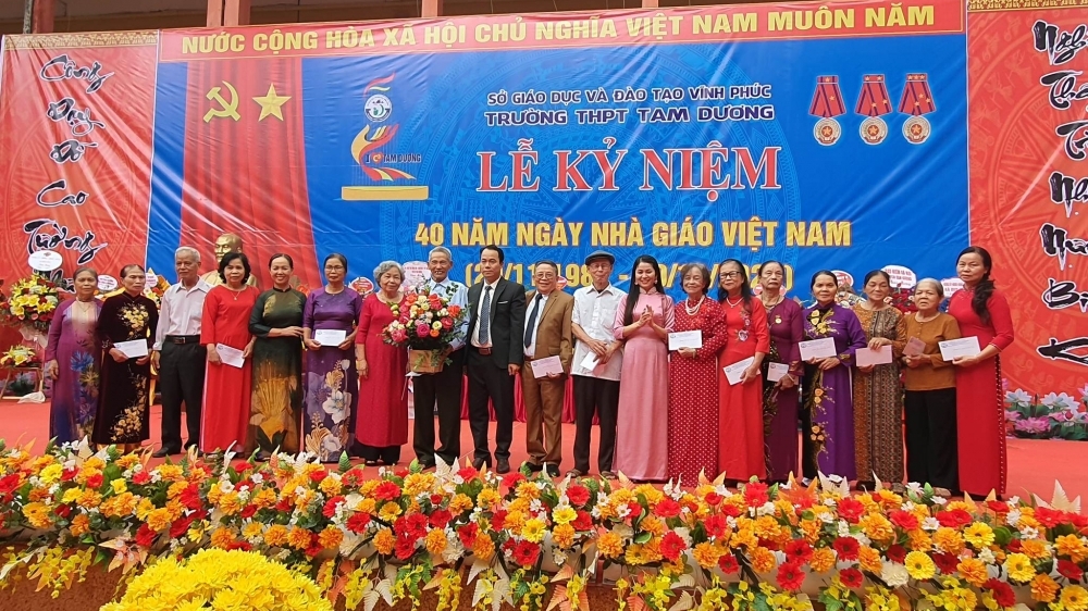 Vĩnh Phúc: Trường THPT Tam Dương sôi nổi các hoạt động chào mừng kỷ niệm 40 năm ngày Nhà giáo Việt Nam