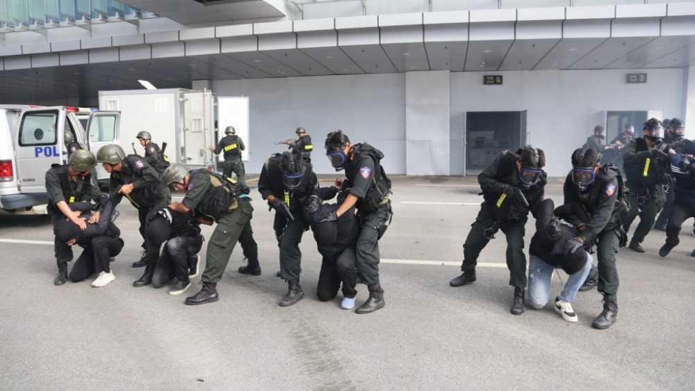 Công an tỉnh Quảng Ninh tổ chức diễn tập phòng chống khủng bố