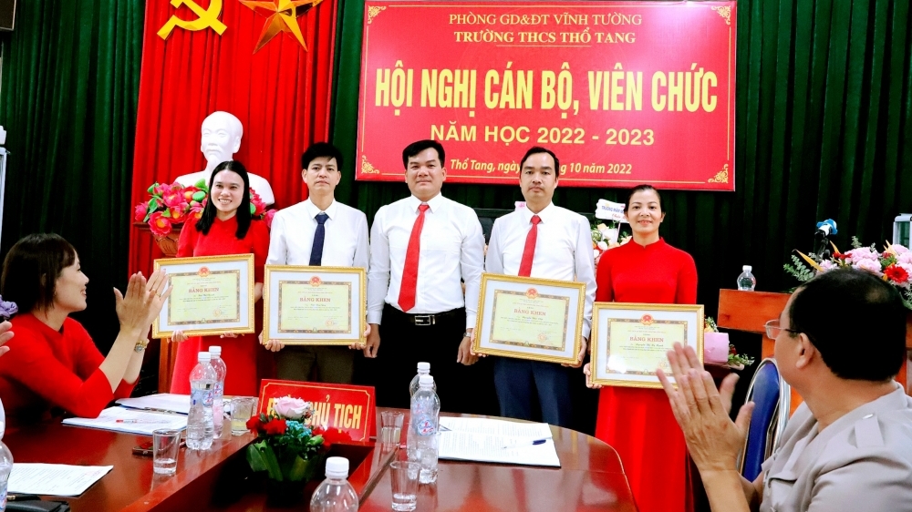 Vĩnh Phúc: Trường THCS Thổ Tang đổi mới phương pháp dạy học, nâng cao chất lượng giáo dục