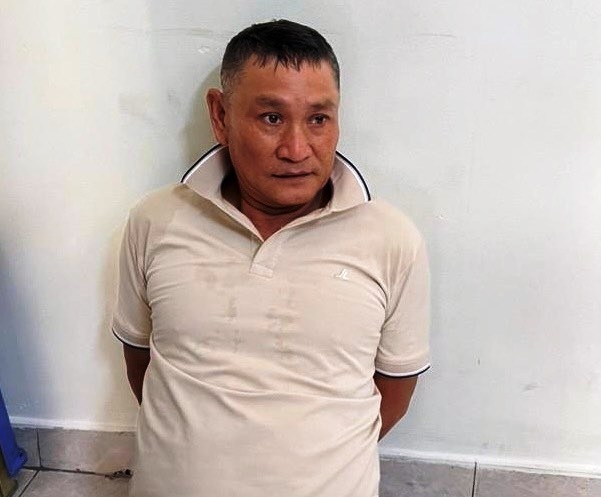 Đinh Việt Dũng bị bắt tại TP Hồ Chí Minh (Ảnh: Công an TP Hồ Chí Minh)