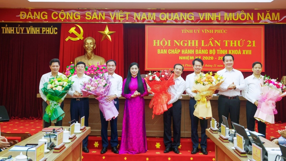 Chỉ định 4 đồng chí tham gia Ban Chấp hành Đảng bộ tỉnh Vĩnh Phúc