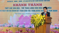Huyện Tam Đảo: Khánh thành Khu thiết chế văn hóa - thể thao thôn Đồng Bùa