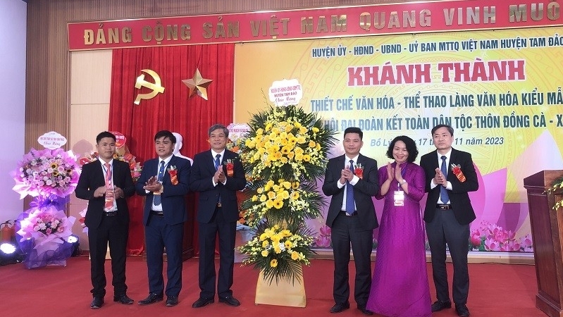 Vĩnh Phúc khánh thành thêm 4 Khu thiết chế văn hóa - thể thao