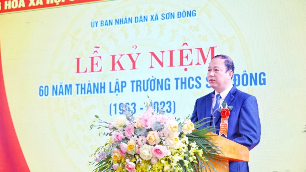 Vĩnh Phúc: Trường THCS Sơn Đông kỷ niệm 60 năm thành lập