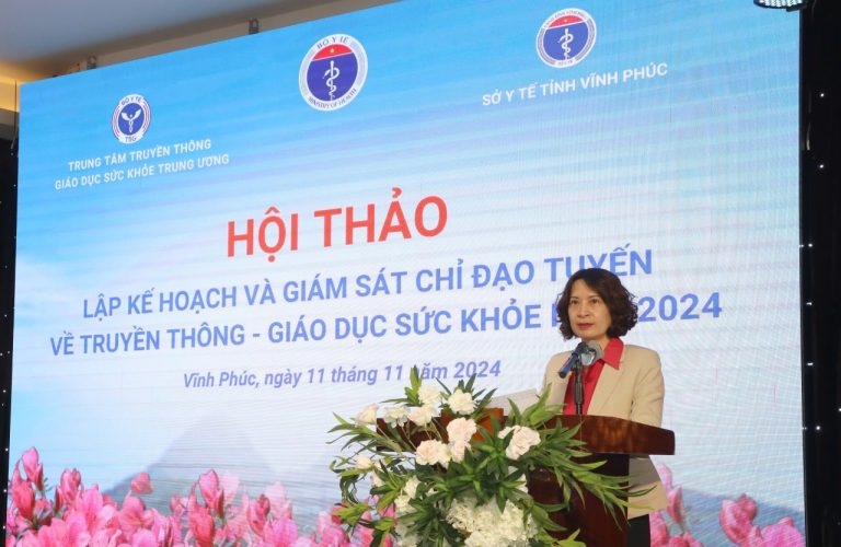 PGS.TS. Nguyễn Thị Liên Hương – Thứ trưởng Bộ Y tế phát biểu chỉ đạo tại Hội thảo