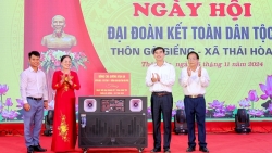 Bí thư Vĩnh Phúc dự Ngày hội Đại đoàn kết toàn dân tại xã Thái Hòa