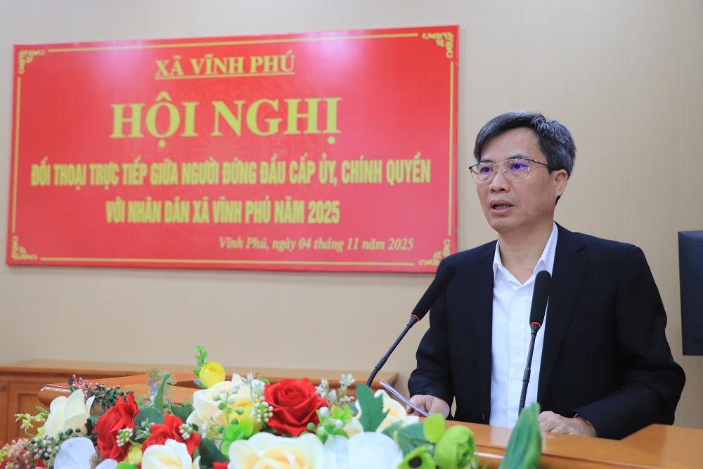 Xã Vĩnh Phú: Đối thoại cởi mở, xây dựng chính quyền gần dân