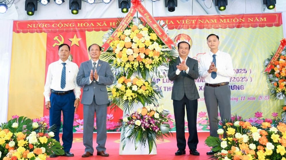 Xã Vĩnh Hưng (Phú Thọ): Rộn ràng Ngày hội Đại đoàn kết toàn dân tộc