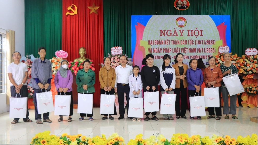 Phường Phúc Yên: Tưng bừng Ngày hội Đại đoàn kết toàn dân tộc