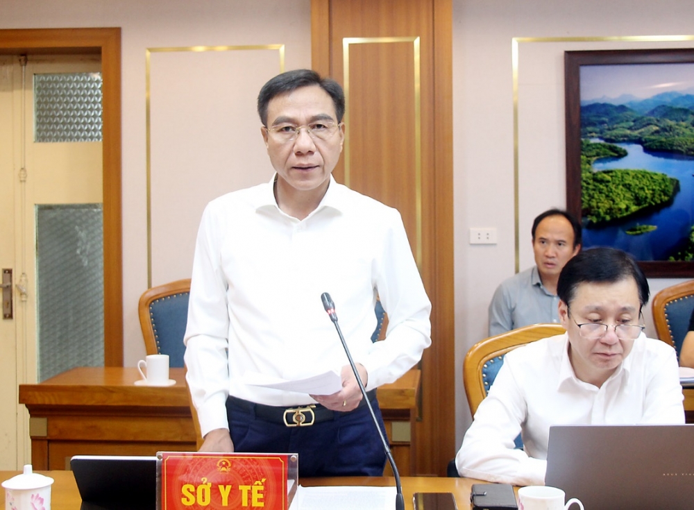 Lãnh đạo Sở Y tế báo cáo phương án điều chỉnh quy hoạch ngành Y tế thời kỳ 2021 - 2030, tầm nhìn đến năm 2050