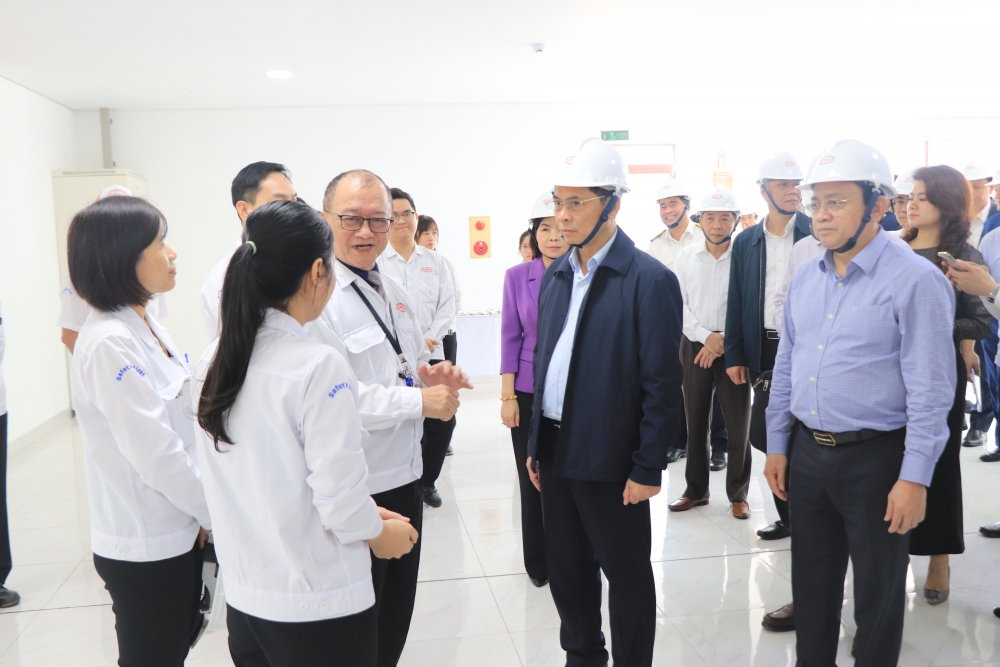 Phó Thủ tướng Chính phủ Bùi Thanh Sơn thăm, khảo sát thực tế KCN Bá Thiện II