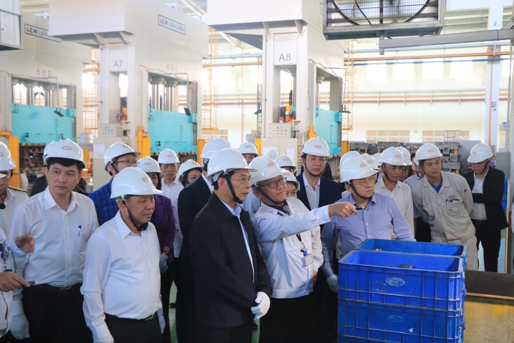 Phó Thủ tướng Chính phủ Bùi Thanh Sơn thăm, khảo sát thực tế KCN Bá Thiện II