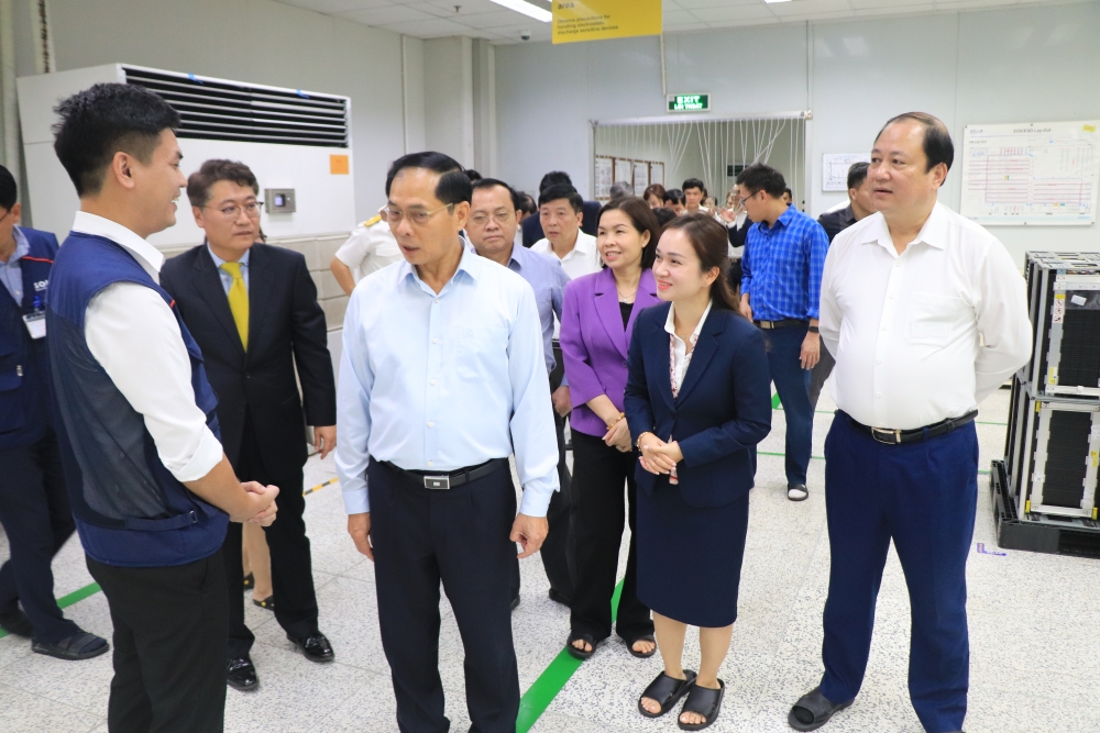 Phó Thủ tướng Chính phủ Bùi Thanh Sơn thăm, khảo sát thực tế KCN Bá Thiện II