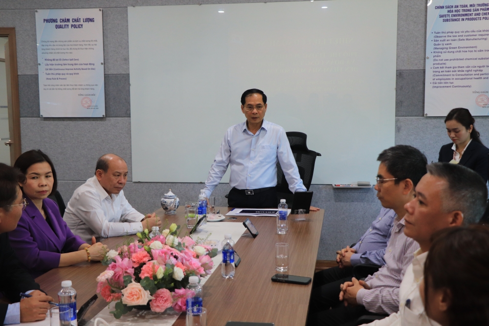 Phó Thủ tướng Chính phủ Bùi Thanh Sơn thăm, khảo sát thực tế KCN Bá Thiện II