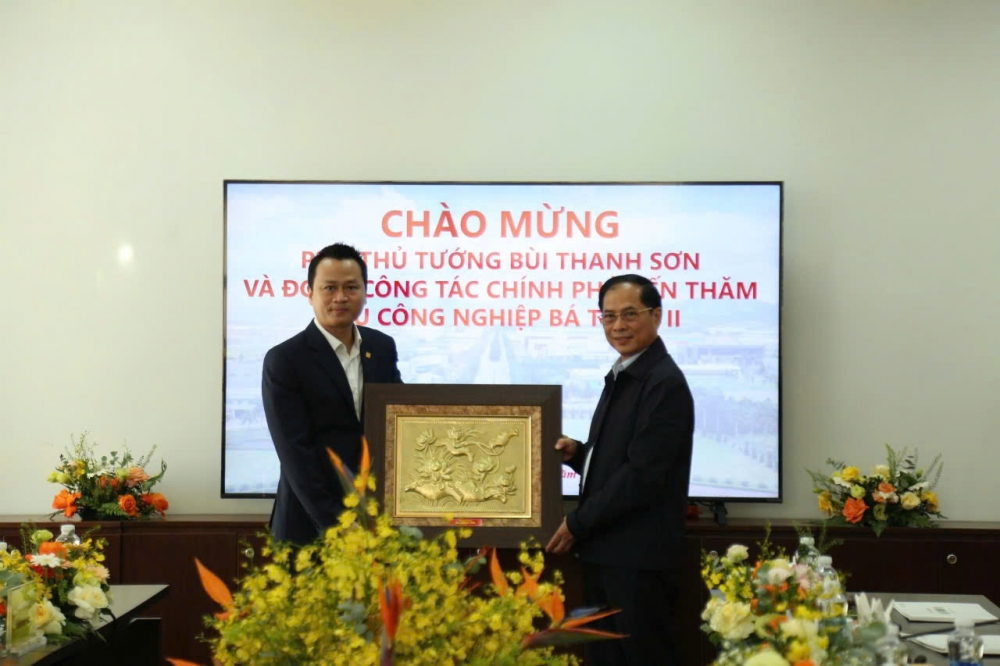 Phó Thủ tướng Chính phủ Bùi Thanh Sơn thăm, khảo sát thực tế KCN Bá Thiện II