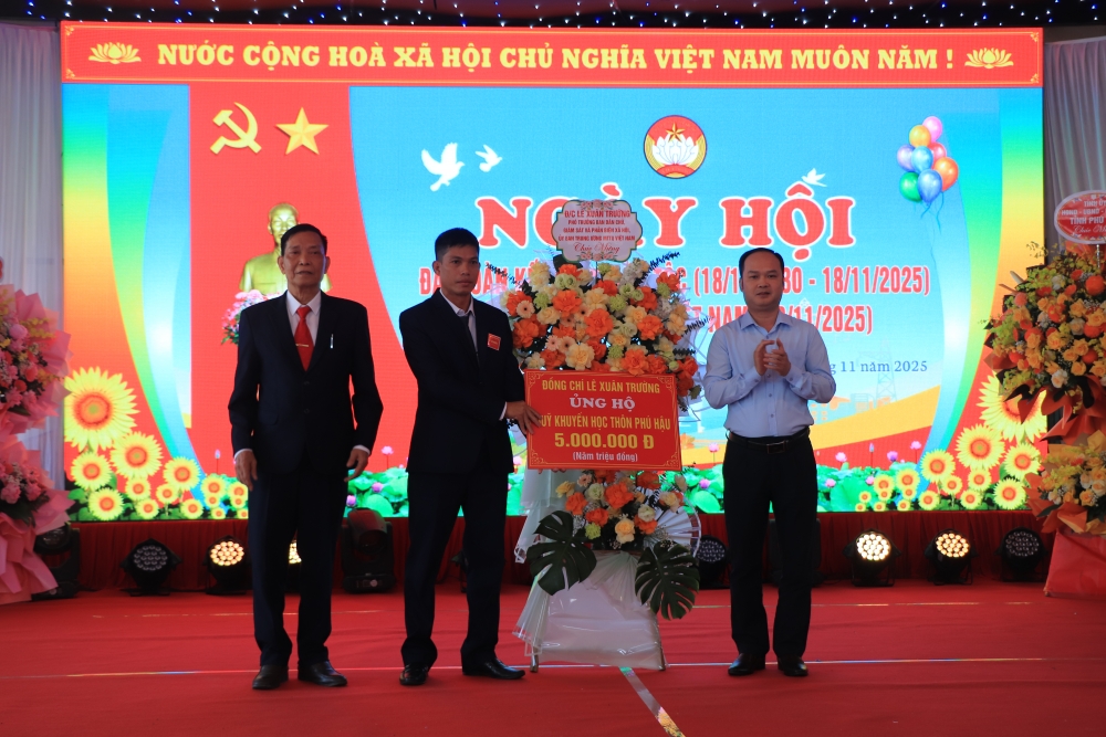 đồng chí Lê Xuân Trường - Phó trưởng Ban Dân chủ, Giám sát và Phản biện xã hội, Cơ quan Ủy ban Trung ương MTTQ Việt Nam;