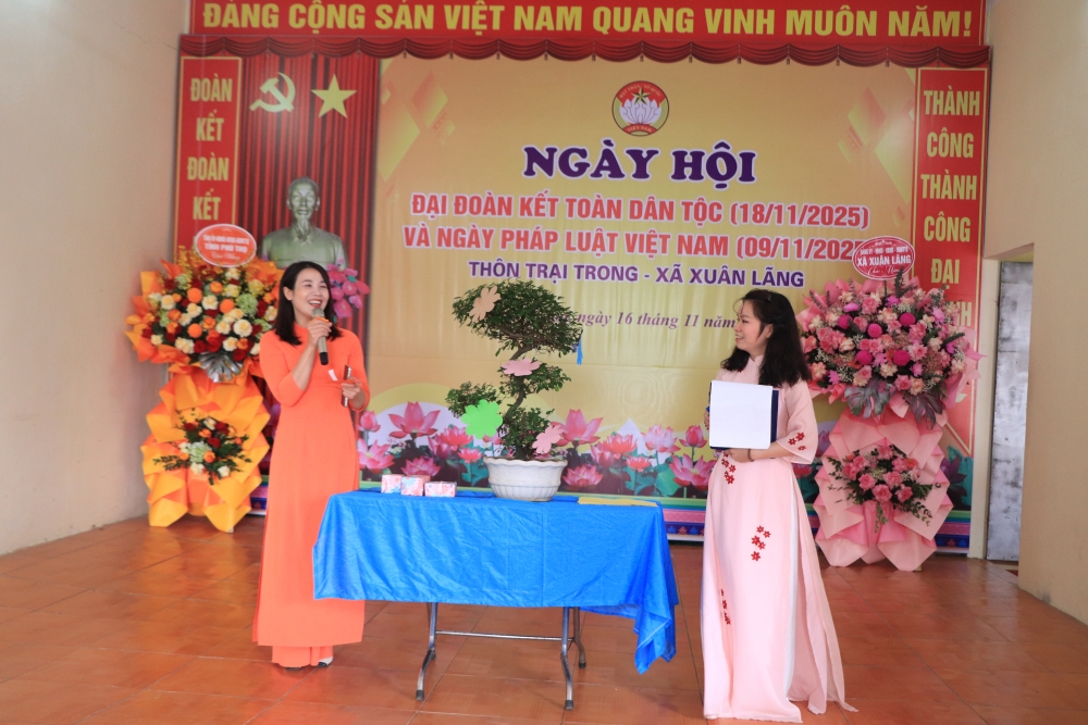 Phú Thọ: Rộn ràng Ngày hội Đại đoàn kết tại xã Xuân Lãng