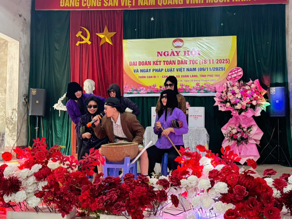 Phú Thọ: Rộn ràng Ngày hội Đại đoàn kết tại xã Xuân Lãng