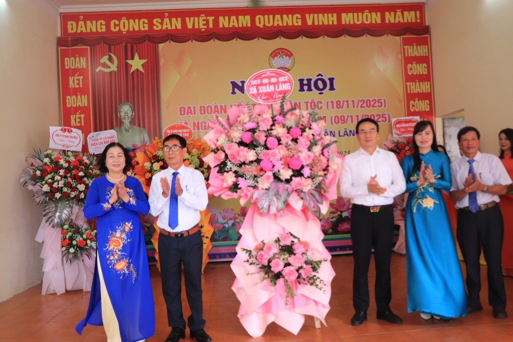 Phú Thọ: Rộn ràng Ngày hội Đại đoàn kết tại xã Xuân Lãng