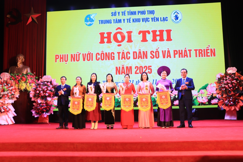 Trung tâm Y tế khu vực Yên Lạc: Sôi nổi Hội thi Phụ nữ với công tác Dân số và phát triển