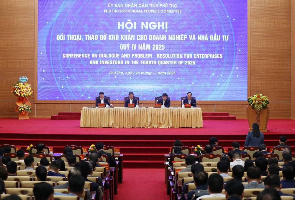 Quang cảnh hội nghị đối thoại Quang cảnh hội nghị đối thoại