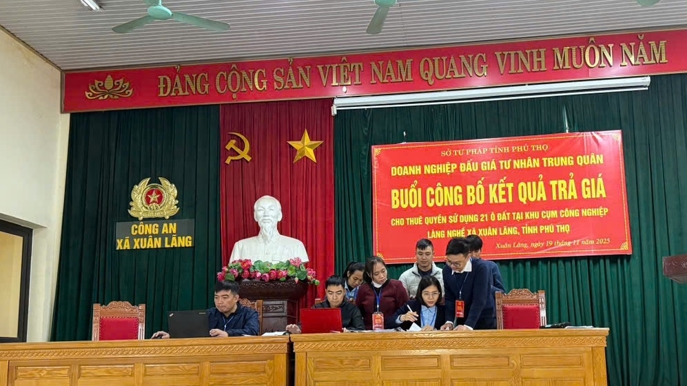 Phú Thọ: Chuẩn bị đấu giá 31 lô đất tại Khu cụm công nghiệp Làng nghề Thanh Lãng