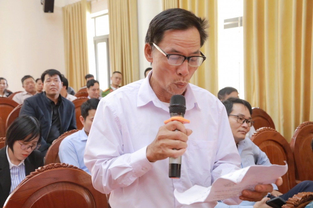 Phú Thọ: Tổ đại biểu khu vực cụm Vĩnh Tường tiếp xúc cử tri