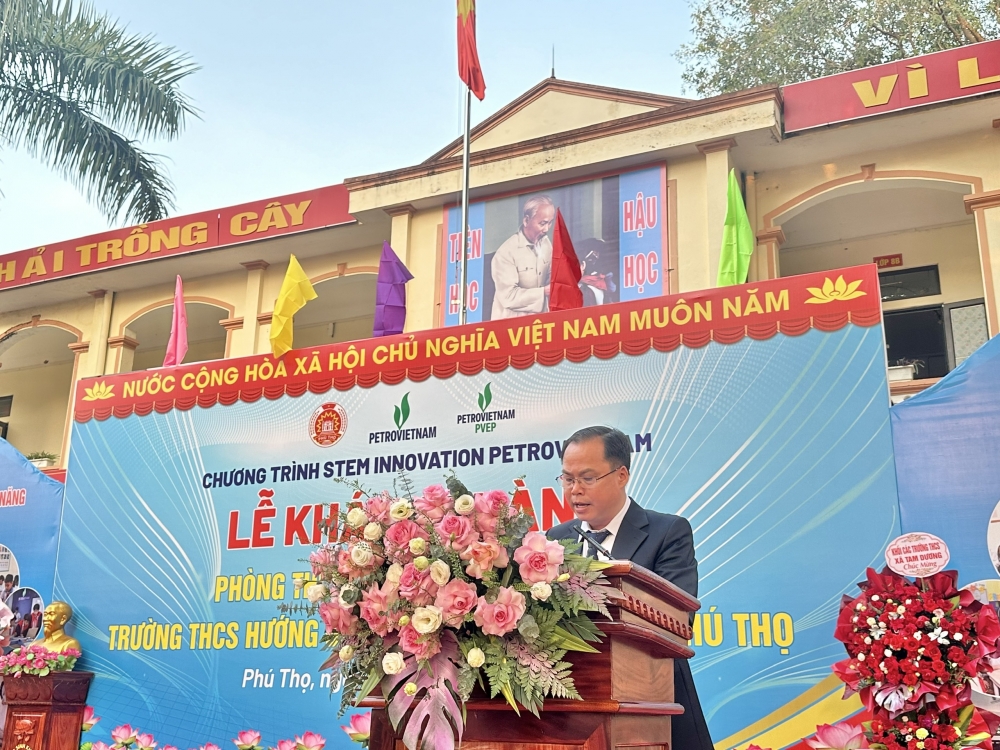 Phú Thọ: Khánh thành phòng thực hành giáo dục STEM tại Trường THCS Hướng Đạo