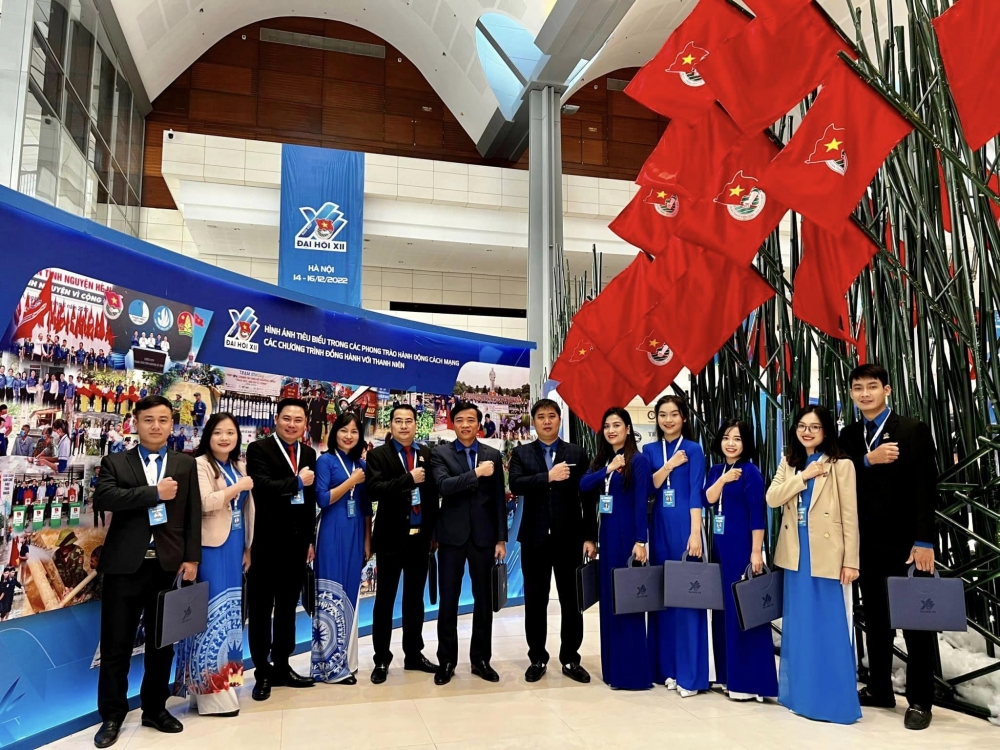 Đoàn đại biểu tỉnh Vĩnh Phúc dự Đại hội đại biểu toàn quốc Đoàn TNCS Hồ Chí Minh lần thứ XII