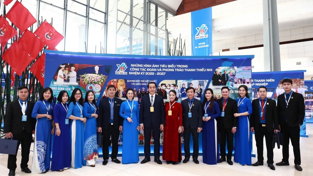 Đoàn đại biểu tỉnh Vĩnh Phúc dự Đại hội đại biểu toàn quốc Đoàn TNCS Hồ Chí Minh lần thứ XII