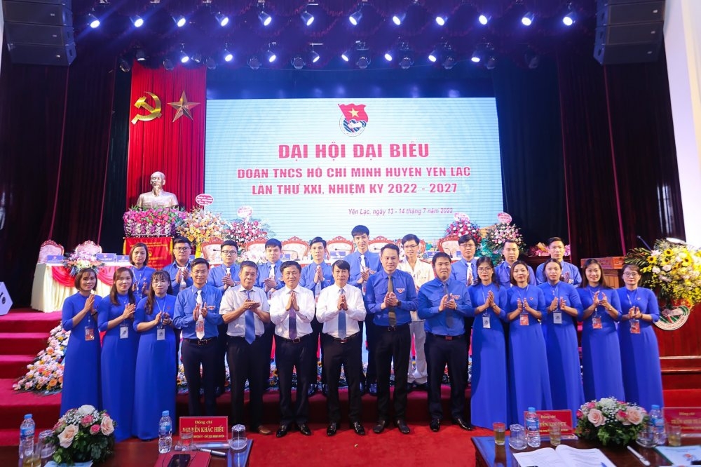 Đại hội đã bầu 19 đồng chí vào BCH Đoàn TNCS Hồ Chí Minh huyện Yên Lạc khóa XXI, nhiệm kỳ 2022-2027